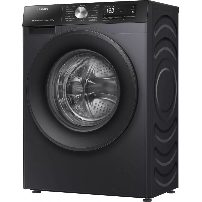 Hisense WD3S8043BB3 Máquina de lavar e secar roupa independente de carregamento frontal preto