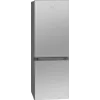 Frigorífico independente BOMANN KG 322.1, 175 L volume total, aço inoxidável, compartimento de refrigeração 122 L + compartimento de congelação 53 L, classe D, 39 dB