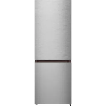 Frigorífico independente BOMANN KG 322.1, 175 L volume total, aço inoxidável, compartimento de refrigeração 122 L + compartimento de congelação 53 L, classe D, 39 dB