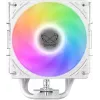 Dissipador de CPU SCYTHE Mugen 6 Dual Fan White ARGB Edition, duas ventoinhas de 120 mm, superfície branca