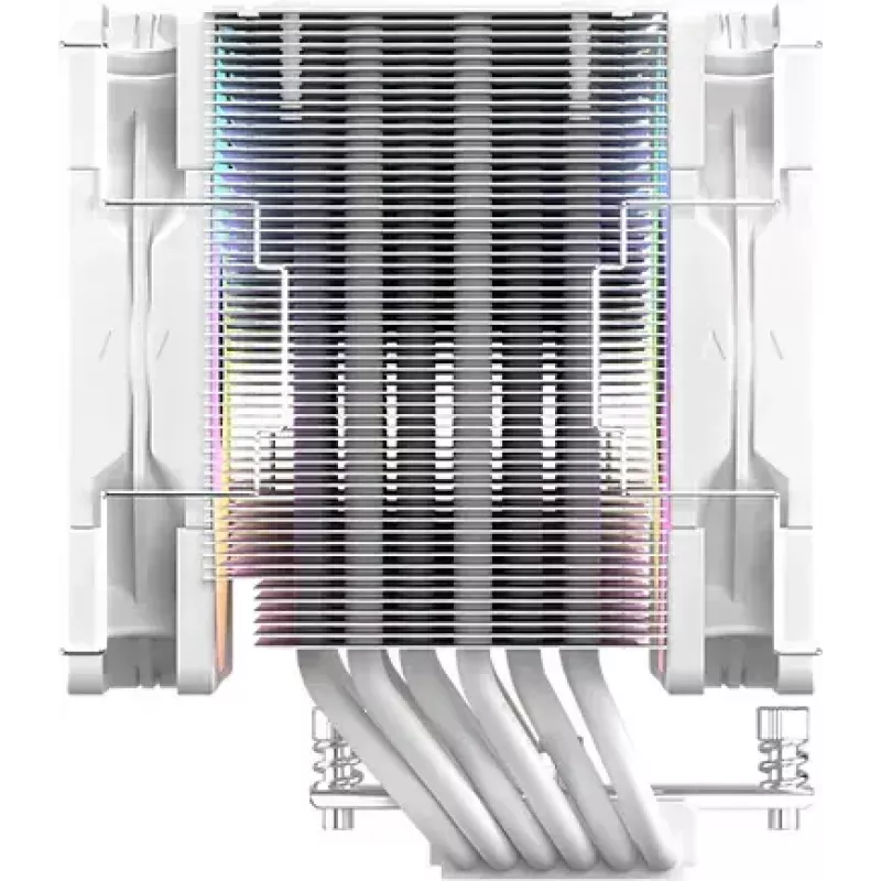 Dissipador de CPU SCYTHE Mugen 6 Dual Fan White ARGB Edition, duas ventoinhas de 120 mm, superfície branca