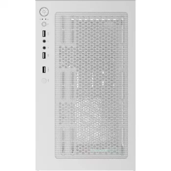 Caixa de PC torre AEROCOOL Viewport Mini-G-WT-v4 ARGB com dois painéis de vidro temperado, branco