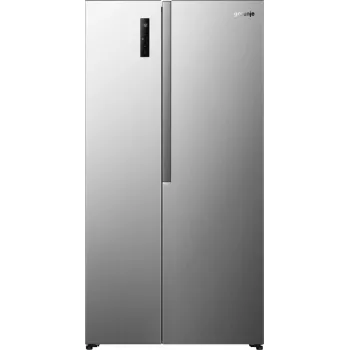 Gorenje Side by Side NRS917E41X SI, independente, American Door, cinzento, 2 portas, Touch, LED