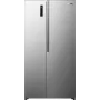 Gorenje Side by Side NRS917E41X SI, independente, American Door, cinzento, 2 portas, Touch, LED