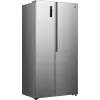 Gorenje Side by Side NRS917E41X SI, independente, American Door, cinzento, 2 portas, Touch, LED