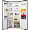 Gorenje Side by Side NRS917E41X SI, independente, American Door, cinzento, 2 portas, Touch, LED