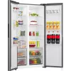 Gorenje Side by Side NRS917E41X SI, independente, American Door, cinzento, 2 portas, Touch, LED