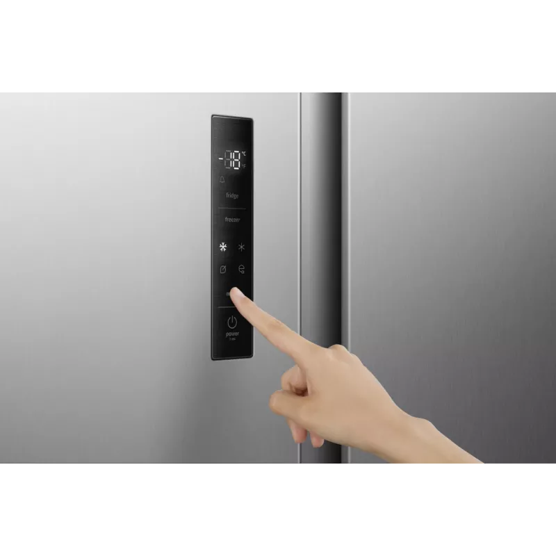 Gorenje Side by Side NRS917E41X SI, independente, American Door, cinzento, 2 portas, Touch, LED