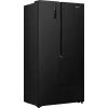 Gorenje HZF55082 NRS917E41BX G400, independente, American Door, preto, 2 portas, Touch, LED