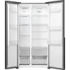 Gorenje HZF55082 NRS917E41BX G400, independente, American Door, preto, 2 portas, Touch, LED