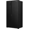 Gorenje HZF55082 NRS917E41BX G400, independente, American Door, preto, 2 portas, Touch, LED
