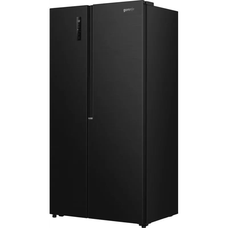 Gorenje HZF55082 NRS917E41BX G400, independente, American Door, preto, 2 portas, Touch, LED