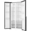 Gorenje HZF55082 NRS917E41BX G400, independente, American Door, preto, 2 portas, Touch, LED