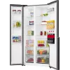 Gorenje HZF55082 NRS917E41BX G400, independente, American Door, preto, 2 portas, Touch, LED