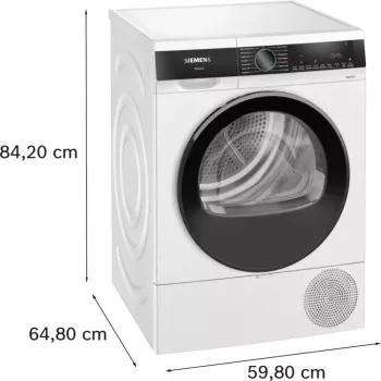 Siemens iQ500 WQ33G2D41 máquina de secar roupa de instalação livre carga frontal 9 kg branca