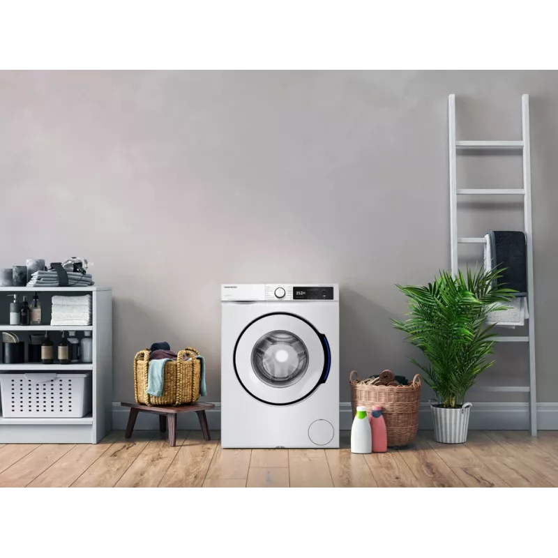 Daewoo WM-FB8514W1A-DE máquina de lavar roupa carga frontal 8 kg 1400 rpm branca