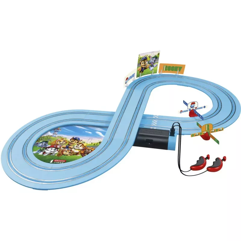 Pista de corrida de brinquedo CARRERA FIRST Paw Patrol - Ready for Action, conjunto de slotcar para criança