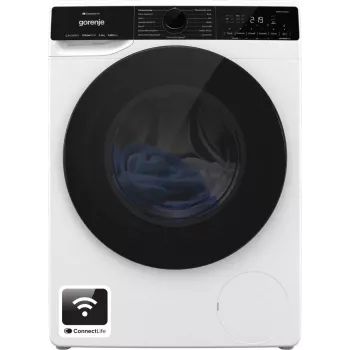 Máquina de lavar roupa Gorenje WPNA84A2TS de carregamento frontal 8 kg 1400 rpm preto, branco