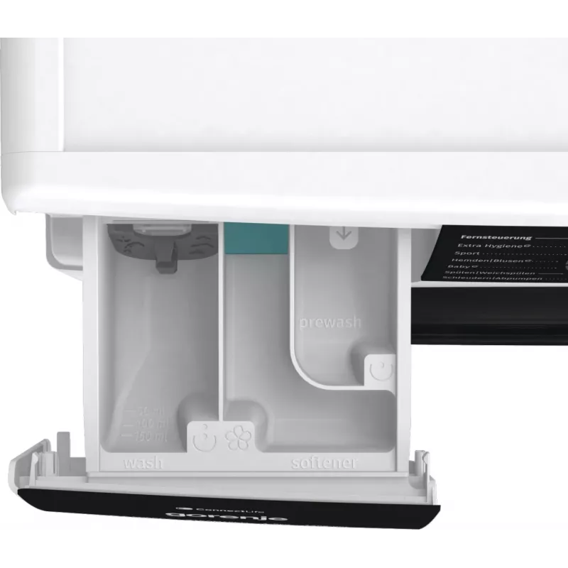 Máquina de lavar roupa Gorenje WPNA84A2TS de carregamento frontal 8 kg 1400 rpm preto, branco
