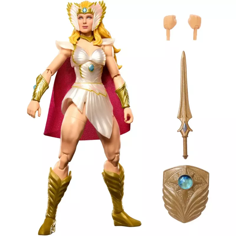 Figura de ação MATTEL Masterverse New Etheria She-Ra JBP83 – peça de colecionador, figura articulada