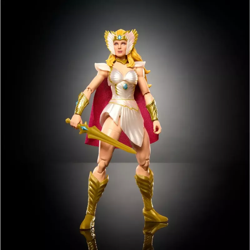 Figura de ação MATTEL Masterverse New Etheria She-Ra JBP83 – peça de colecionador, figura articulada