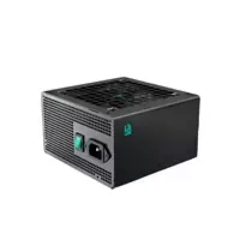 Fonte de alimentação DeepCool PF750L 750W, ventoinha 120mm, eficiência 80+, ATX 3.1, preto