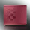 Caixa de PC RAIJINTEK METIS PLUS Mini Tower Vermelho — Mini-ITX, 1x baía de 3,5 polegadas, 4x baías de 2,5 polegadas, ventoinha de 120 mm