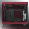 Caixa de PC RAIJINTEK METIS PLUS Mini Tower Vermelho — Mini-ITX, 1x baía de 3,5 polegadas, 4x baías de 2,5 polegadas, ventoinha de 120 mm