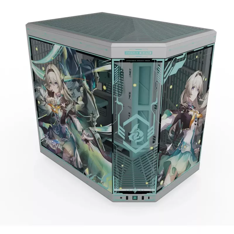 Caixa de computador HYTE Y70 Firefly Edition Vidro temperado — Mid-Tower compatível com ATX