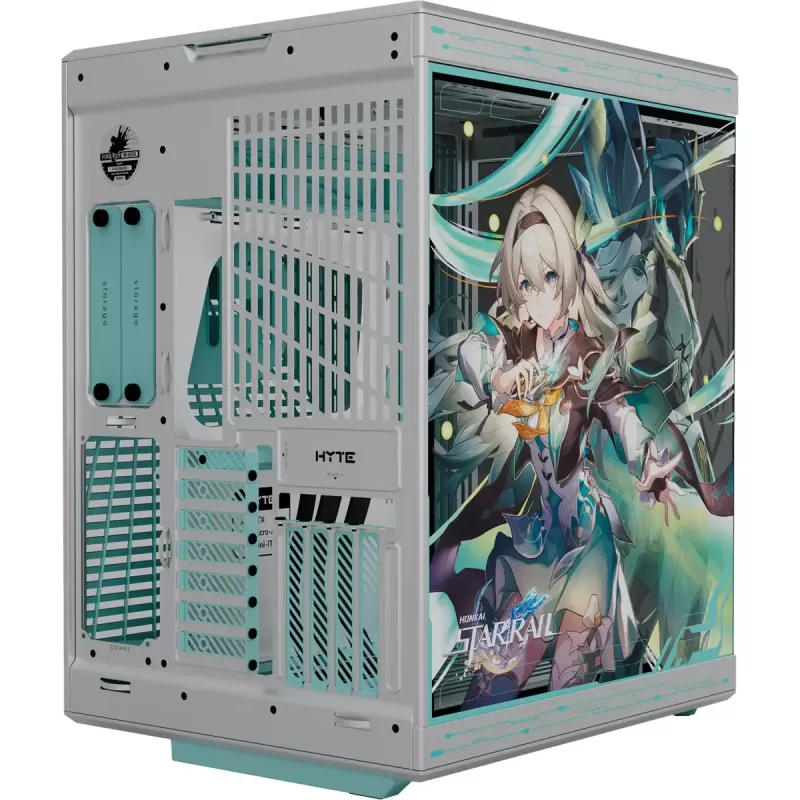 Caixa de computador HYTE Y70 Firefly Edition Vidro temperado — Mid-Tower compatível com ATX