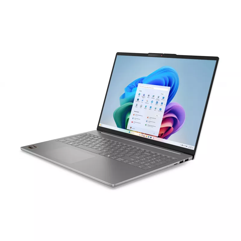 Lenovo IdeaPad Slim 5 16AKP10 Copilot+ PC Portátil AMD Ryzen™ AI 7 350 40,6 cm (16 polegadas) 2.8K 24 GB DDR5-SDRAM 1 TB SSD Wi-Fi 7 (802.11be) Windows 11 Home Alemão Cinzento