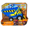 Rubble & Crew, Bark Yard Deluxe Camião basculante Veículo de construção com luzes, sons e figura de ação Wheeler, brinquedo para rapazes e raparigas a partir dos 3 anos