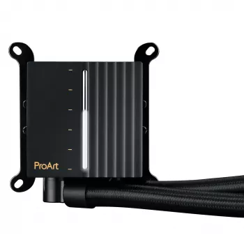Refrigeração líquida All-in-One ASUS ProArt LC 240, ventoinha de 120 mm, preto, suporta LGA1700/AM5/AM4/115x/1200