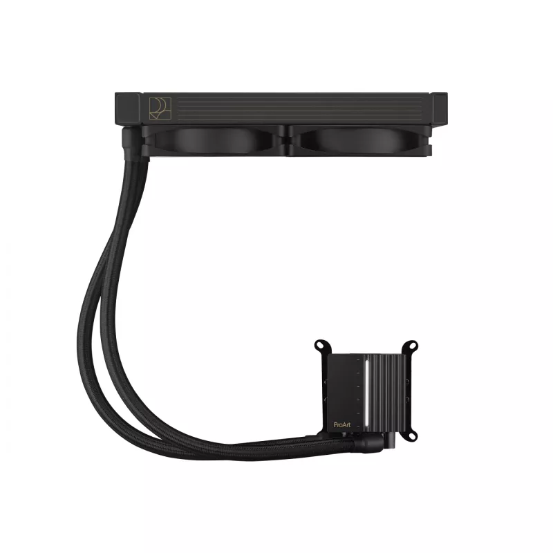 Refrigeração líquida All-in-One ASUS ProArt LC 240, ventoinha de 120 mm, preto, suporta LGA1700/AM5/AM4/115x/1200