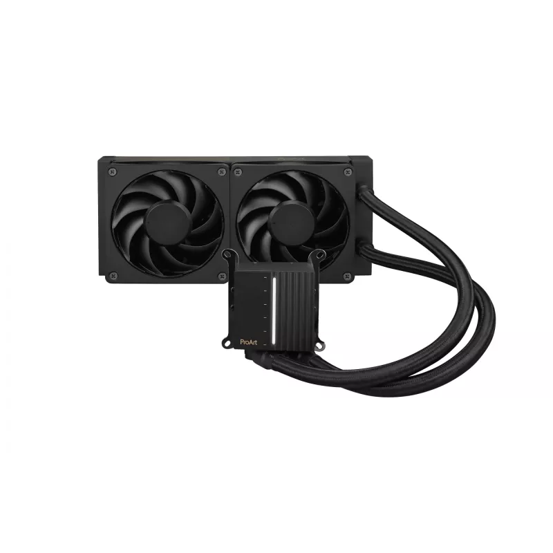 Refrigeração líquida All-in-One ASUS ProArt LC 240, ventoinha de 120 mm, preto, suporta LGA1700/AM5/AM4/115x/1200