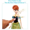 Boneca Anna Cantante Disney Frozen – canta „Zum ersten Mal“ em 4 idiomas do filme