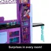 Monster High Boo-tique Hotel casa de bonecas com surpresas assustadoras em cada quarto e mais de 13 acessórios