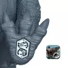 Jurassic World Rebirth Wild Roar Abelisaurus brinquedo de dinossauro, ataque controlado pela cauda e som
