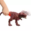 Jurassic World Rebirth Wild Roar Aucasaurus brinquedo de dinossauro, mordida de ataque controlada pela cauda e som