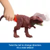 Jurassic World Rebirth Wild Roar Aucasaurus brinquedo de dinossauro, mordida de ataque controlada pela cauda e som