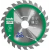 Conjunto de lâminas de serra circular Einhell-KWB 584795, Ø165mm, furo 20mm, 3 peças para aglomerado, madeira dura, contraplacado, plástico, madeira macia