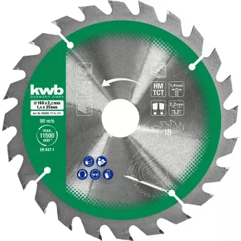 Conjunto de lâminas de serra circular Einhell-KWB 584795, Ø165mm, furo 20mm, 3 peças para aglomerado, madeira dura, contraplacado, plástico, madeira macia