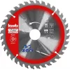 Conjunto de lâminas de serra circular Einhell-KWB 584795, Ø165mm, furo 20mm, 3 peças para aglomerado, madeira dura, contraplacado, plástico, madeira macia
