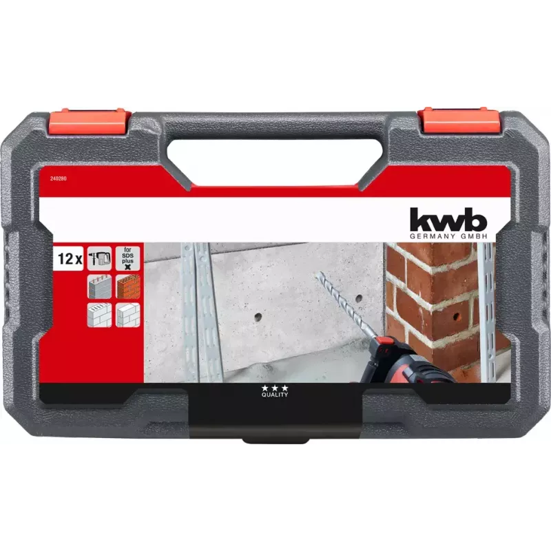 Conjunto de brocas para pedra KWB 240280