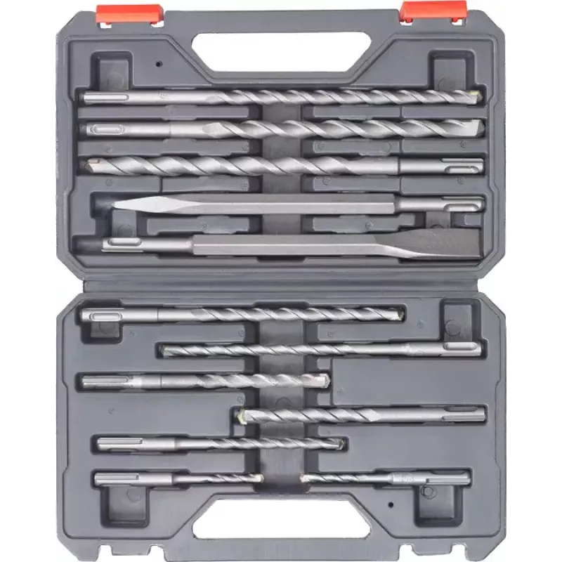 KWB 240290 Conjunto de escopros e brocas SDS-plus, 12 pcs., 5-16 mm