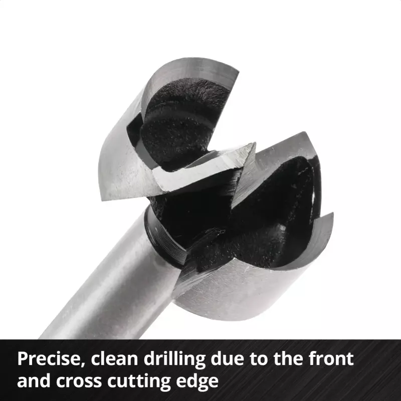 Conjunto de brocas Forstner Einhell-KWB 5 peças, vermelho/transparente, encabadouro 1/4 polegadas, M-CASE (MPN 706003)