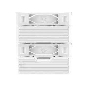 Refrigerador CPU Montech NX600 (branco) com ventoinha de 120 mm, refrigerador de ar compatível para processadores de desktop