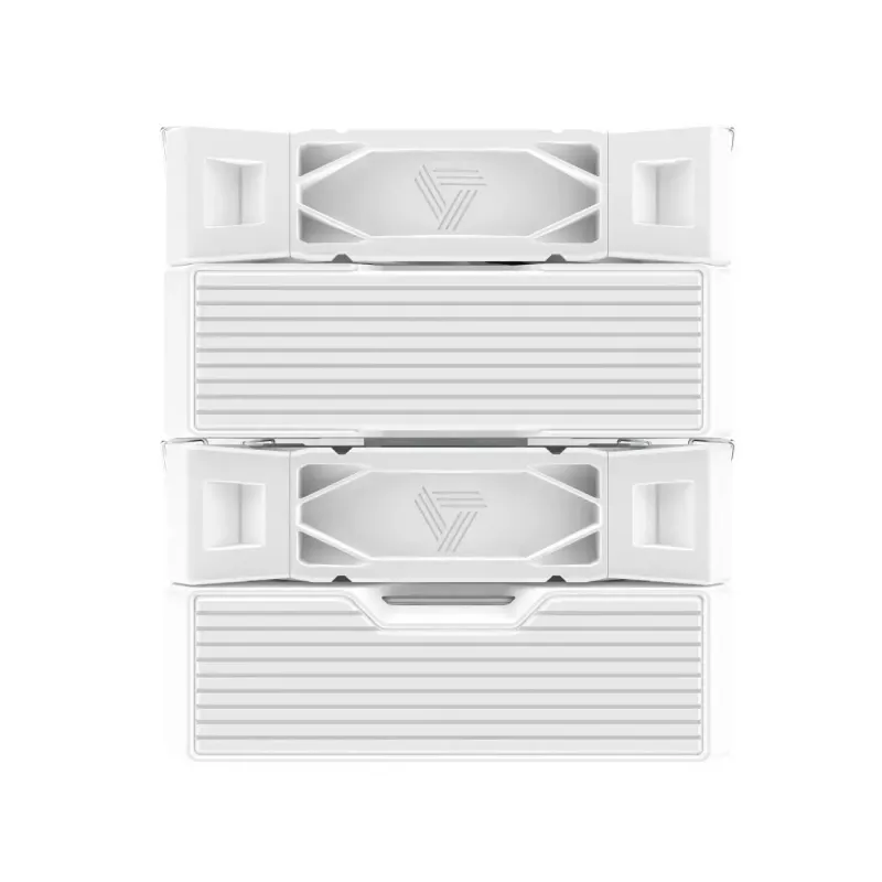 Refrigerador CPU Montech NX600 (branco) com ventoinha de 120 mm, refrigerador de ar compatível para processadores de desktop
