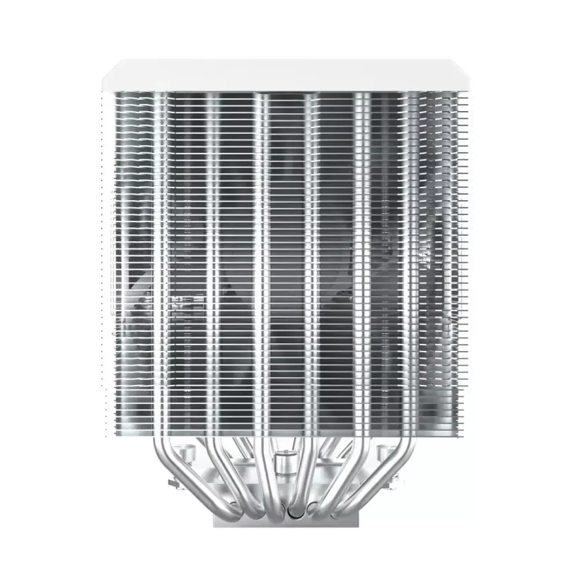 Refrigerador CPU Montech NX600 (branco) com ventoinha de 120 mm, refrigerador de ar compatível para processadores de desktop