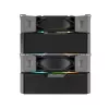 Refrigerador CPU Montech NX600 ARGB, preto, ventoinha de 120 mm, iluminação ARGB